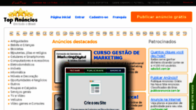 What Topanuncios.com.br website looked like in 2017 (6 years ago)