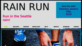 What Therainrun.com website looked like in 2017 (6 years ago)