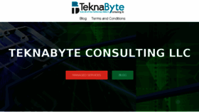 What Teknabyte.com website looked like in 2017 (6 years ago)