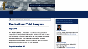 What Thenationaltriallawyers.org website looked like in 2017 (6 years ago)