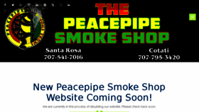 What Thepeacepipesmokeshop.com website looked like in 2017 (6 years ago)