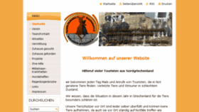 What Tierhilfe-griechenland.de website looked like in 2017 (6 years ago)