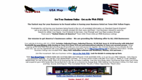 What Town-usa.com website looked like in 2017 (6 years ago)