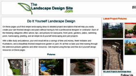 What The-landscape-design-site.com website looked like in 2017 (6 years ago)