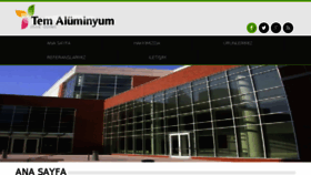 What Temaluminyum.com website looked like in 2017 (6 years ago)