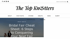 What Thetopknotters.com website looked like in 2017 (6 years ago)
