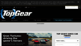 What Topgearlive.com website looked like in 2017 (6 years ago)