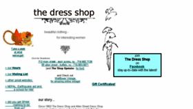What Thedressshop.com website looked like in 2017 (6 years ago)
