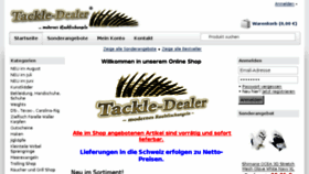 What Tackle-dealer-shop.de website looked like in 2017 (6 years ago)