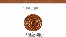 What Tagliabrodo.it website looked like in 2017 (6 years ago)