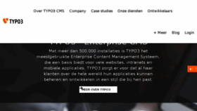 What Typo3.nl website looked like in 2017 (6 years ago)