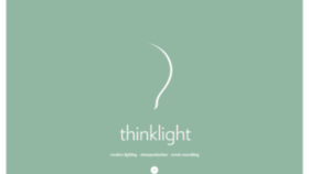 What Thinklightsp.com website looked like in 2017 (6 years ago)