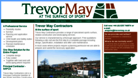 What Trevormay.co.uk website looked like in 2017 (6 years ago)