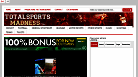 What Totalsportsmadness.com website looked like in 2017 (6 years ago)