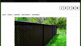 What Tru-fence.com website looked like in 2017 (6 years ago)
