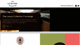What Theluxurycollectionconcierge.com website looked like in 2017 (6 years ago)