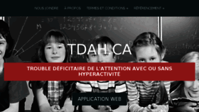 What Tdah.ca website looked like in 2017 (6 years ago)