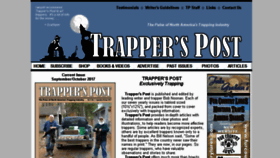 What Trapperspost.com website looked like in 2017 (6 years ago)