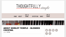 What Thoughtfullysimple.com website looked like in 2017 (6 years ago)