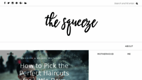 What Thesqueezeblog.com website looked like in 2017 (6 years ago)