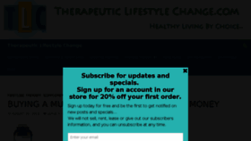 What Therapeuticlifestylechange.com website looked like in 2017 (6 years ago)