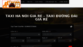 What Taxigiovang.com website looked like in 2017 (6 years ago)