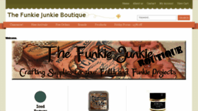 What Thefunkiejunkie.com website looked like in 2017 (6 years ago)
