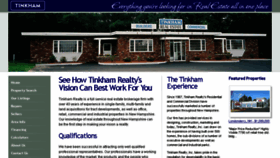 What Tinkhamrealty.com website looked like in 2017 (6 years ago)