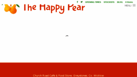 What Thehappypear.ie website looked like in 2017 (8 years ago)