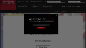 What Tumi.my website looked like in 2017 (6 years ago)