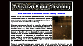 What Terrazzofloorcleaning.com website looked like in 2017 (6 years ago)