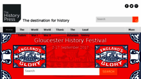What Thehistorypress.co.uk website looked like in 2017 (6 years ago)