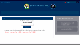 What Trafficmis.police.gov.rw website looked like in 2017 (6 years ago)