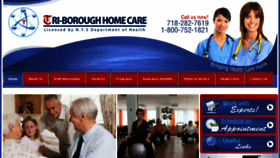 What Triboroughhomecare.com website looked like in 2017 (6 years ago)