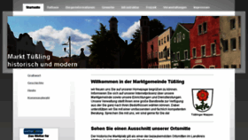 What Tuessling.de website looked like in 2017 (6 years ago)