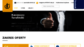 What Turalinski.pl website looked like in 2017 (6 years ago)