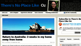 What Theresnoplacelikeoz.com website looked like in 2017 (6 years ago)