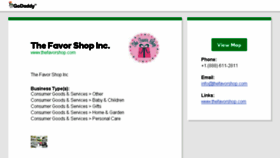 What Thefavorshop.com website looked like in 2017 (6 years ago)