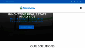 What Terradatum.com website looked like in 2017 (6 years ago)