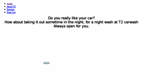 What T2carwash.com website looked like in 2017 (6 years ago)