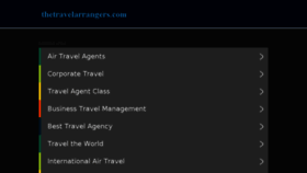 What Thetravelarrangers.com website looked like in 2017 (6 years ago)