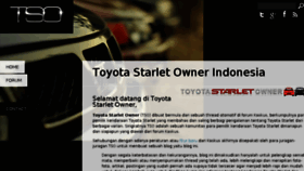 What Toyotastarletowner.com website looked like in 2017 (6 years ago)