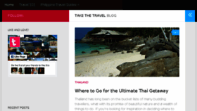 What Takethetravel.com website looked like in 2017 (6 years ago)