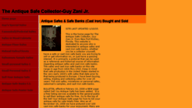What Theantiquesafecollector.com website looked like in 2017 (6 years ago)