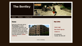 What Thebentley.ca website looked like in 2017 (6 years ago)