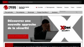 What Trendmicro.fr website looked like in 2017 (6 years ago)