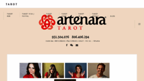 What Tarot-artenara.com website looked like in 2017 (6 years ago)