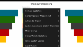 What Themouvement.org website looked like in 2017 (6 years ago)