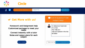 What Tutorcircle.com website looked like in 2017 (6 years ago)