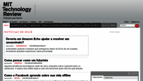 What Technologyreview.com.br website looked like in 2017 (6 years ago)